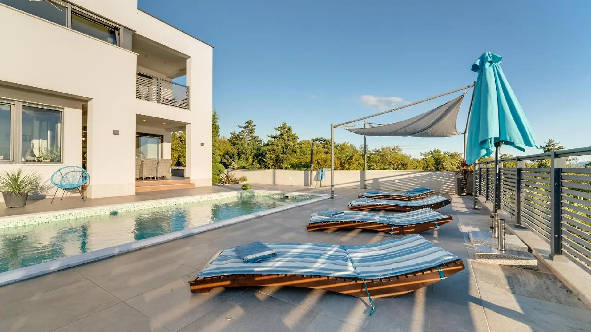 Luxury Villa With Pool Near The Beach, Great View - Traveler Tourist Agency Krk - Id 2135 Crikvenica Chorvatsko