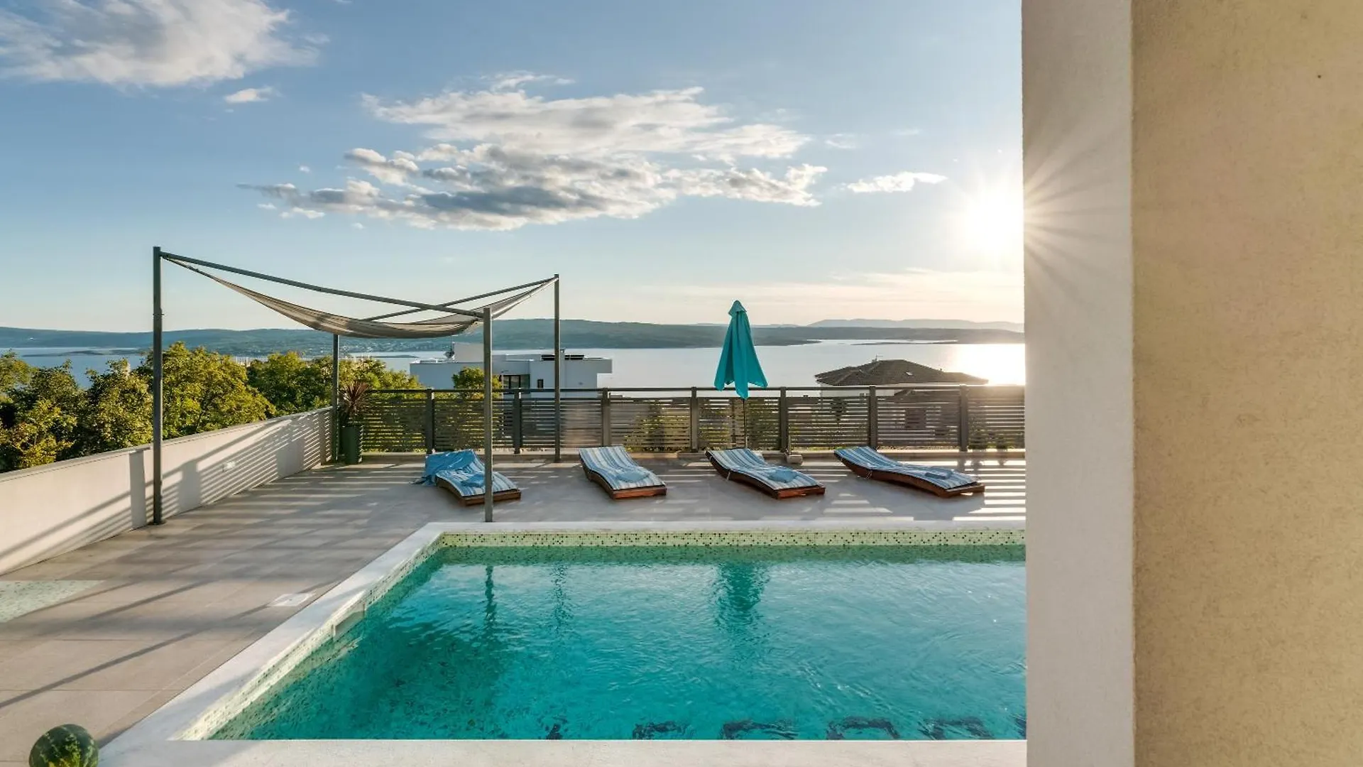 Luxury Villa With Pool Near The Beach, Great View - Traveler Tourist Agency Krk - Id 2135 Crikvenica